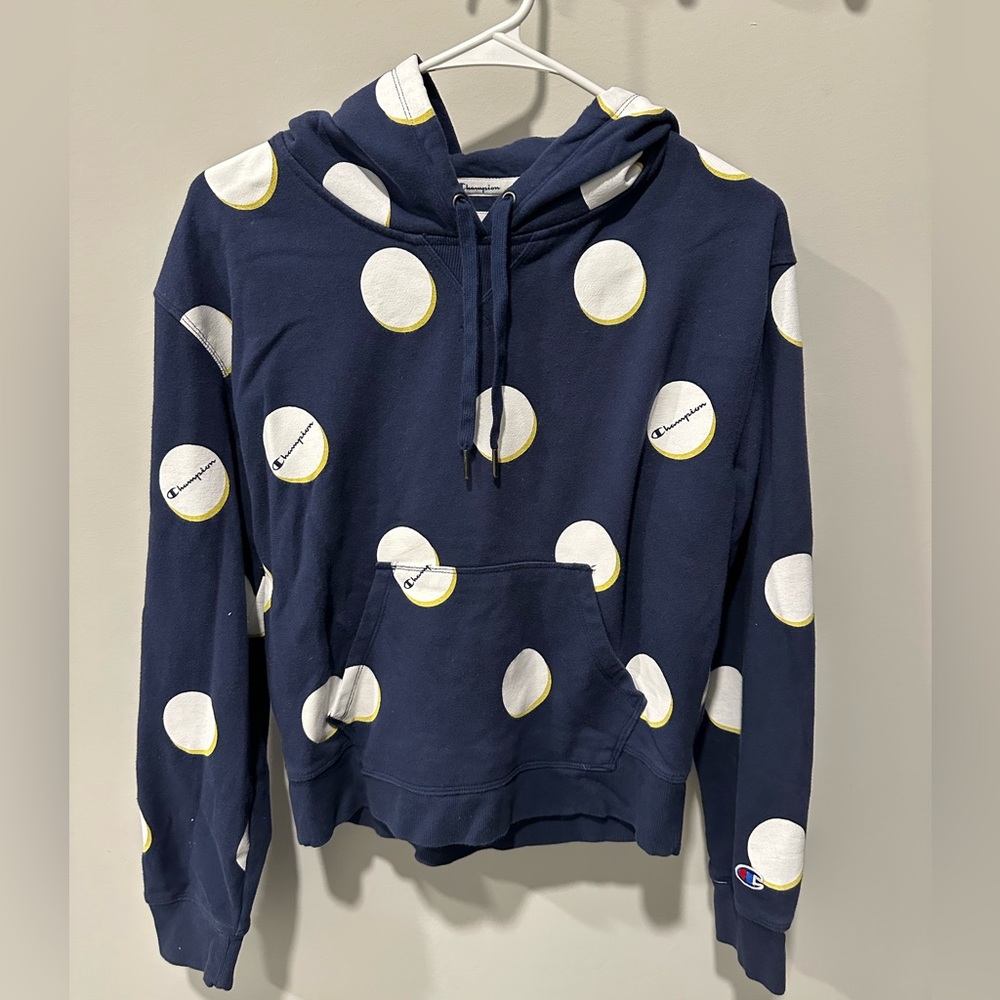 Women’s Champion Polka Dot Hoodie. Size Small.